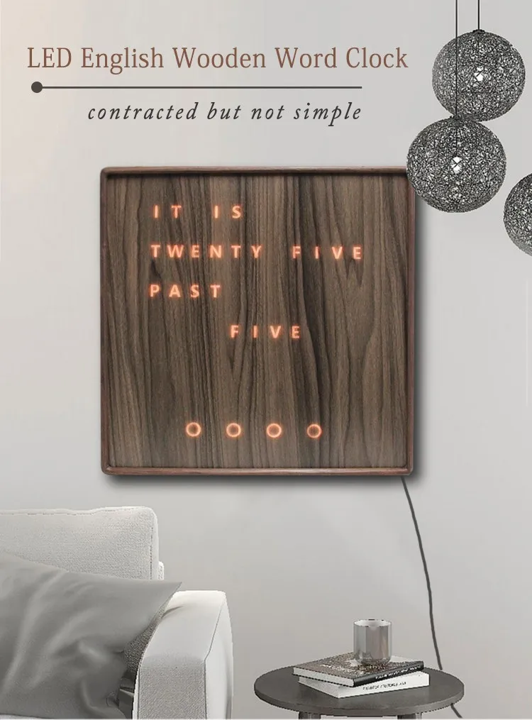 wooden wall clock (1)