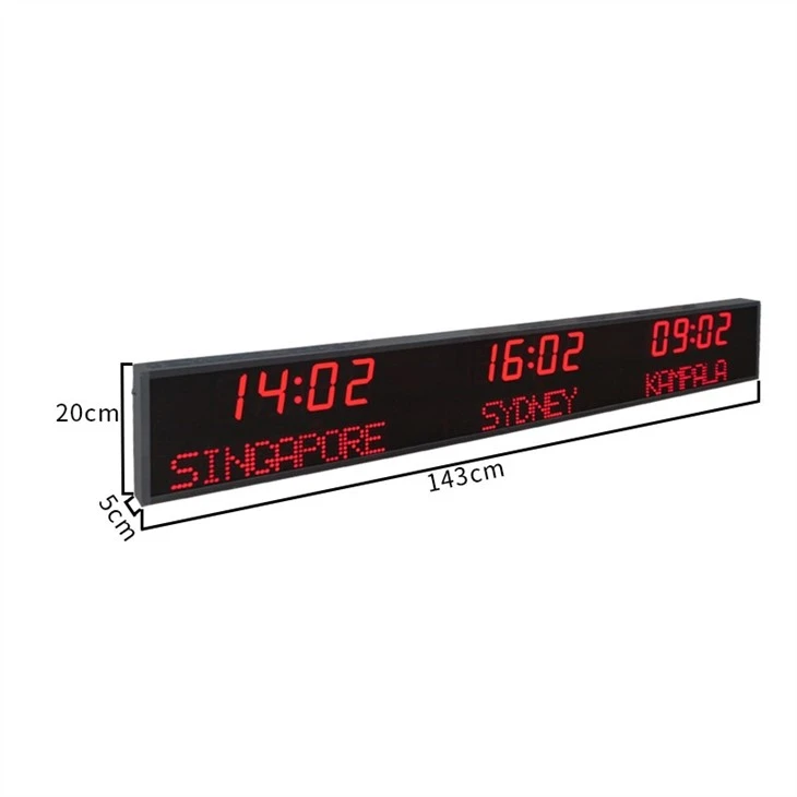 Programmable Time Zone World Clock in stock